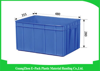 交通機関の青を貯蔵する大きい容量のプラスチック積み重ね可能な容器