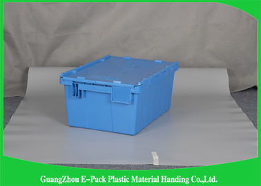 45L新しいPPはふた、軽量のプラスチック収納用の箱が付いているプラスチック収納箱に入り込んだ