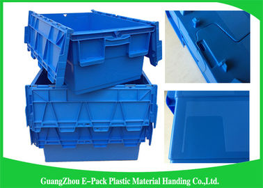 積み重ね可能な600 * 400 * 315mmのプラスチック付けられたふたの容器およびNestable PP材料