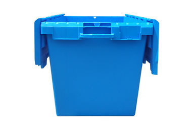 750*570*625MMの積み重ねによって付けられるふたの容器/プラスチック兵站学の入り込む戦闘状況表示板箱