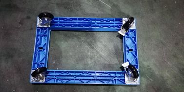 足車3インチのの交通機関のプラスチック トロッコの負荷の戦闘状況表示板PUブレーキ
