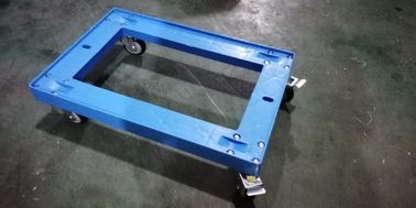 足車3インチのの交通機関のプラスチック トロッコの負荷の戦闘状況表示板PUブレーキ