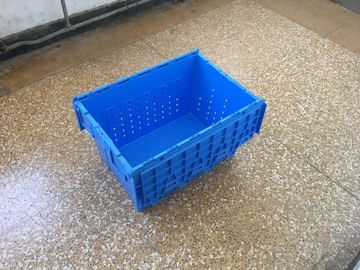 交通機関のための付けられたふたの網ボディ プラスチック貯蔵の木枠