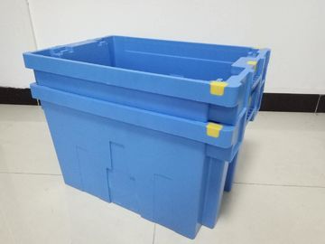 入り込む固体プラスチック戦闘状況表示板箱の標準サイズ600*400mmの積み重ね
