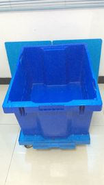大きいカスタマイズされたプラスチック貯蔵Turoverは多目的800*600mmを囲む