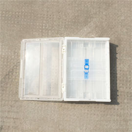 付けられたふたの折りたたみプラスチック戦闘状況表示板は囲んだり/折り畳み式のプラスティック容器