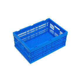600*400*250 mmのバージンPPのプラスチック折りたたみ木枠の固体最下の耐久性