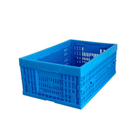 プラスチック折りたたみ木枠600*400*240 mmの網の構造に荷を積む生鮮食品
