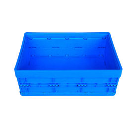 安定した青い折りたたみプラスティック容器/折るプラスチック木枠