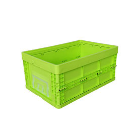 標準サイズの緑の折りたたみプラスティック容器/折り畳み式のプラスチックの箱
