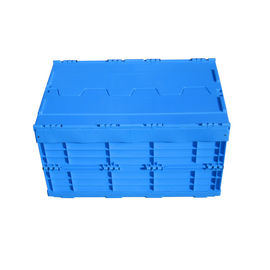 600*400*330 Mmのコレクションのための携帯用プラスチック折る貯蔵の木枠
