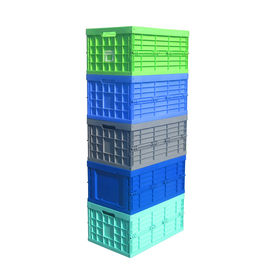 30kgs積載量のバージンPPの折りたたみ積み重ねの容器600*400 mmシリーズ