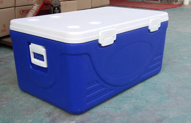 青い110L容積は冷凍の凍結のクーラー箱のバージンのHDPE PUの泡を絶縁した
