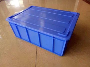 バージン プラスチック積み重ね箱のふたの選択交通機関の貯蔵色のカスタマイズ