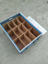 容器1000*400*290 mmのバージンのプラスチック色を積み重ねる自動車産業の大きさの容積のユーロはカスタマイズした