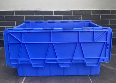 Recycableの兵站学はプラスチック付けられたふたの容器を積み重ねる