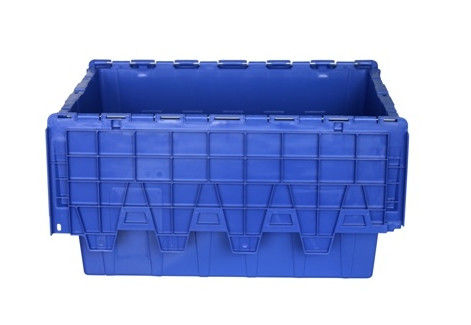 積み重ね可能なプラスチック付けられたふたの容器の反スキッドの底