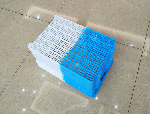 果物と野菜のためのNestableプラスチック木枠を出荷する二重色