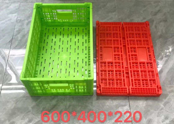 スーパーマーケットのためのプラスチック貯蔵のフルーツ野菜の輸送のバスケットの木枠