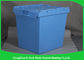 New PP Plastic Attached Lid Containers Logistic Space Saving Easy Transportation