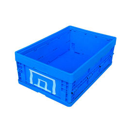 安定した青い折りたたみプラスティック容器/折るプラスチック木枠