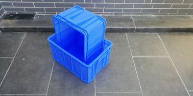 バージン プラスチック積み重ね箱のふたの選択交通機関の貯蔵色のカスタマイズ