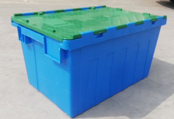 ネスティングを積み重ねるプラスチック戦闘状況表示板の箱によって付けられるふたの容器に荷を積むカスタム化35kg